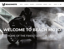 Tablet Screenshot of beachmoto.com
